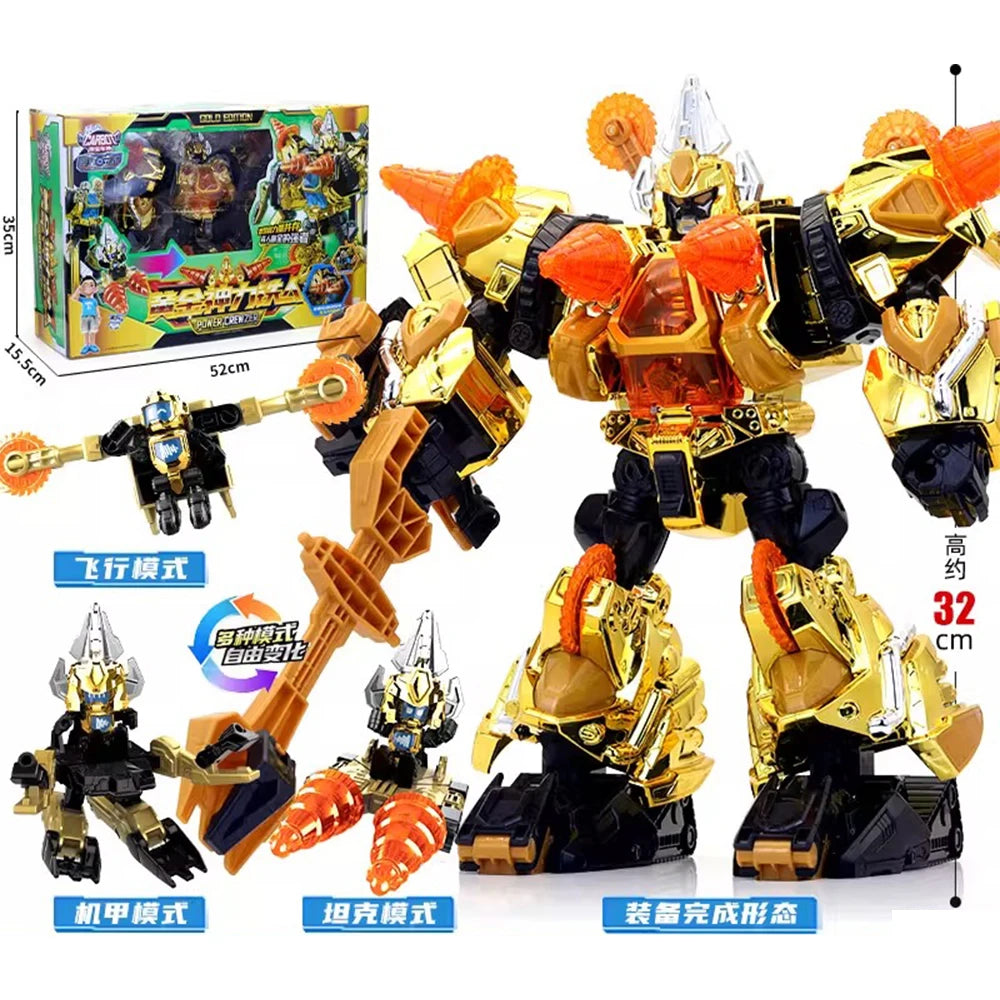 5 IN 1 Carbot Safari Saver Transformation Robot to Car Toys Action Figures Penta Storm Model Deformation Cars Toy Gift
