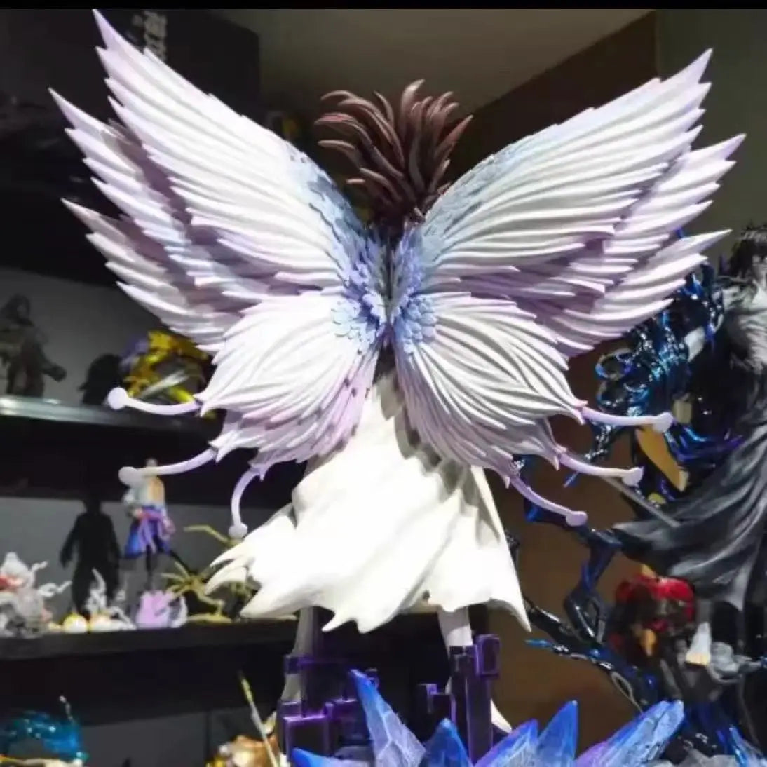 31m Bleach Aizen Sousuke Butterfly Hollowfication Anime Figure Model Statue Fans Collection Desktop Decoration Ornament Toy Gift