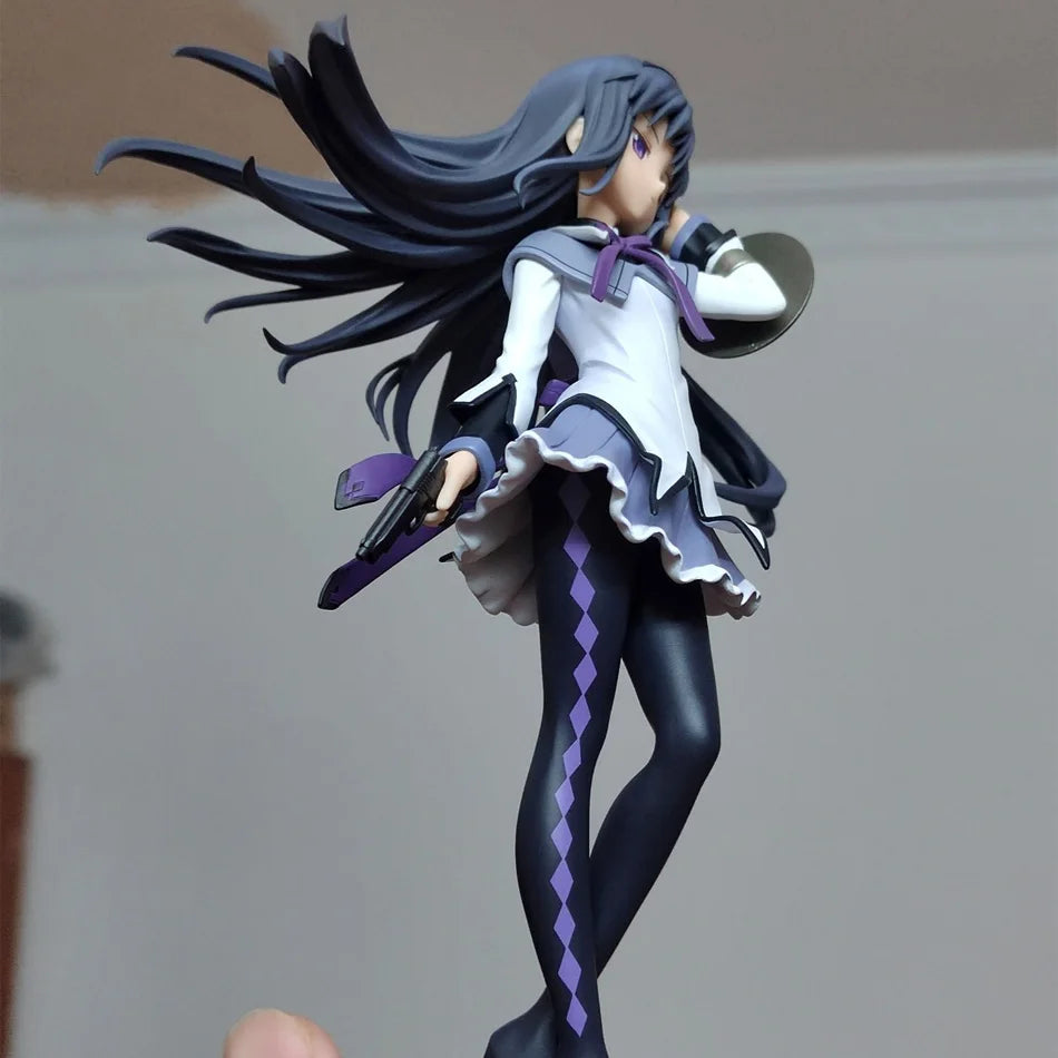 17cm PMMM Magical Girl Anime Figure Kaname Madoka Action Figure Kawaii Akemi Homura Figurine Cute Loli Collection Model Toy Gift