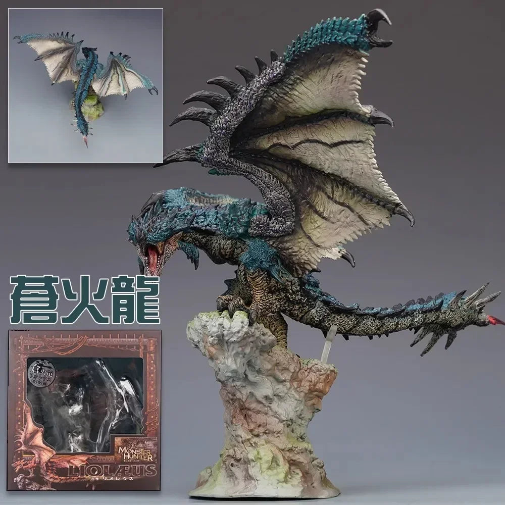 CFBCM Monster Hunter Steel Dragon Kushala Daora Anime Figure Capcom Builder Creator's Model Gore Magala Action Figure Doll Toys