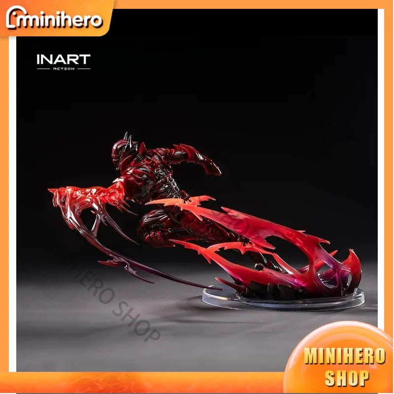 【Pre-sale】 INART 1/12 Scale Red Death Batman Action Figure with FX Base - Dark Nights: Metal Series  Comics Collectible Toy