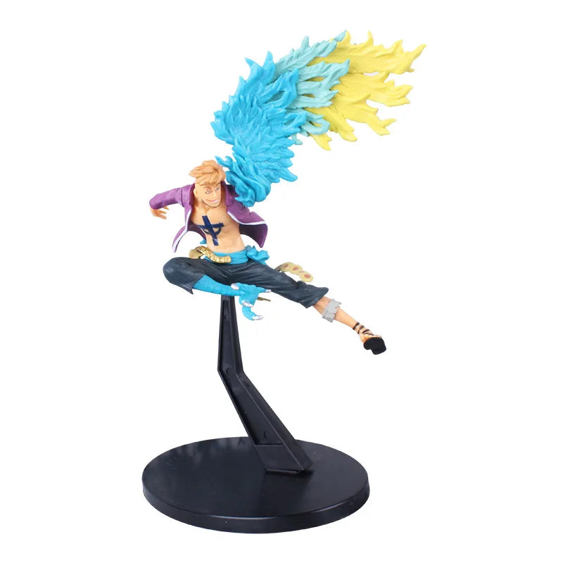 One Piece 15 cm Marco Anime-Actionfigur Iu Unsterbliche Vögel Gk Modell PVC-Statue Spielzeug Sammlerstück Zimmerdeko Puppe Geschenk