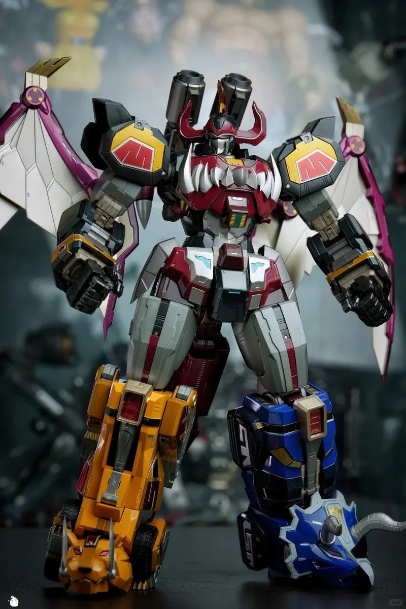 New In Stock Sw Models G-01 Mighty Morphin Power Rangers Megazord Transform Combine Alloy Pre-Assembled Collectible Model