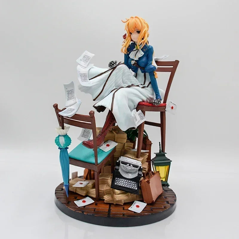 25cm Violet Evergarden Anime Girl Figure VIOLET EVERGARDEN Action Figure Eternal Garden Weier Figurine Collection Model Doll Toy