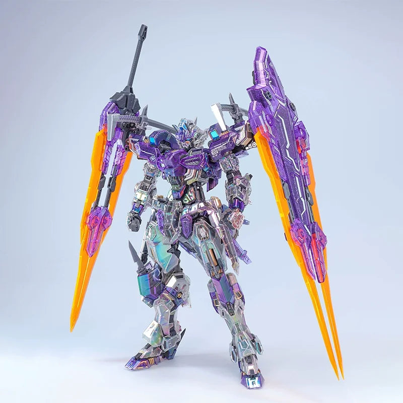 Original Holographic Translucent Valkyrie Hologram Version Mecha Scp Process Toy Assembly Model Action Figures Collectable Gift