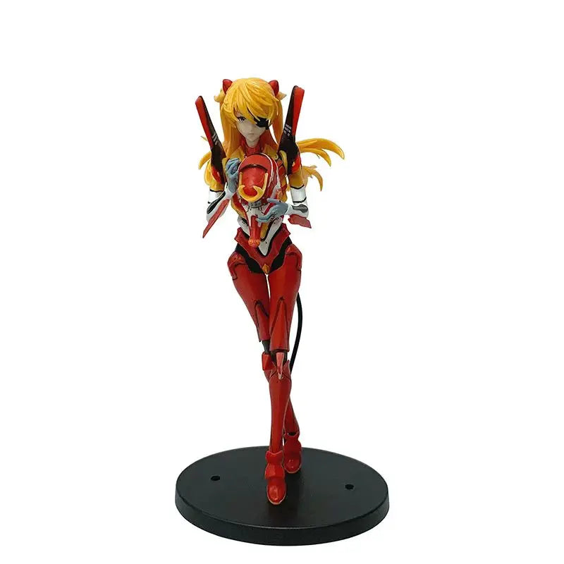 New Century Evangelion Anime Accessories Mech Asuka GK Handmade Pretty Girl Statue Trendy Play Gift High Quality