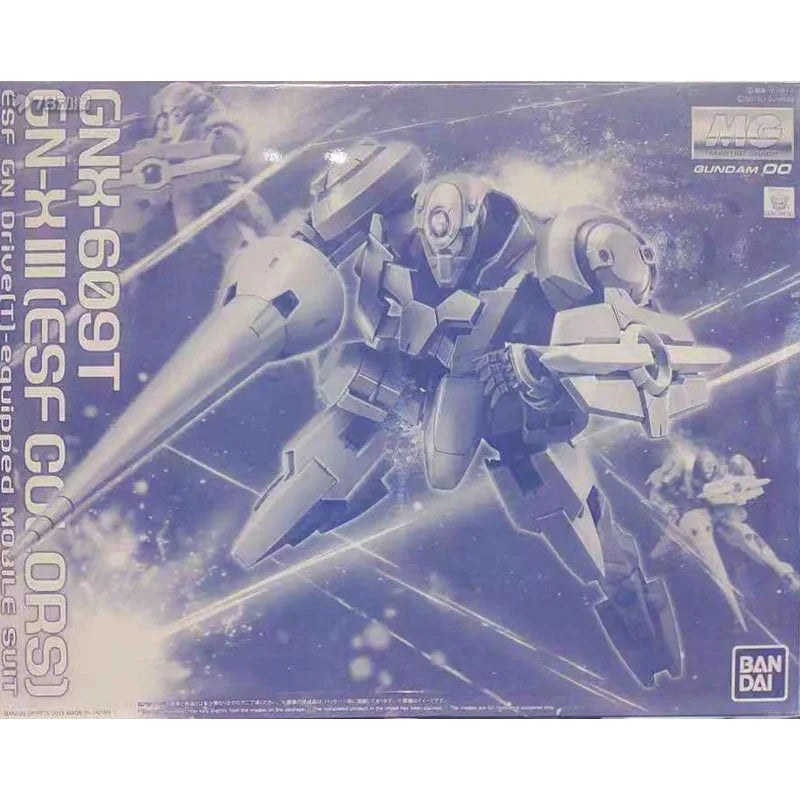 Bandai Original MG Online-Exclusive GN X III GNX-609T 1/100 Anime Action Figure Assembly Model Toys Gifts For Children GUNDAM