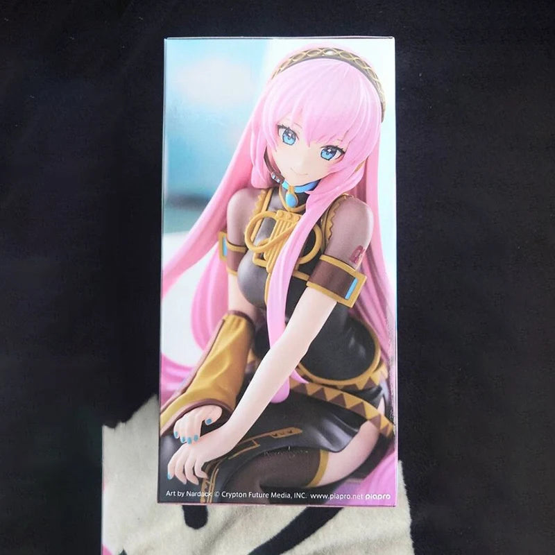 In Stock FuRyu Hatsune Miku Series Noodle Stopper -Megurine Luka- PVC 15CM Anime Action Figures Model Collection Toy