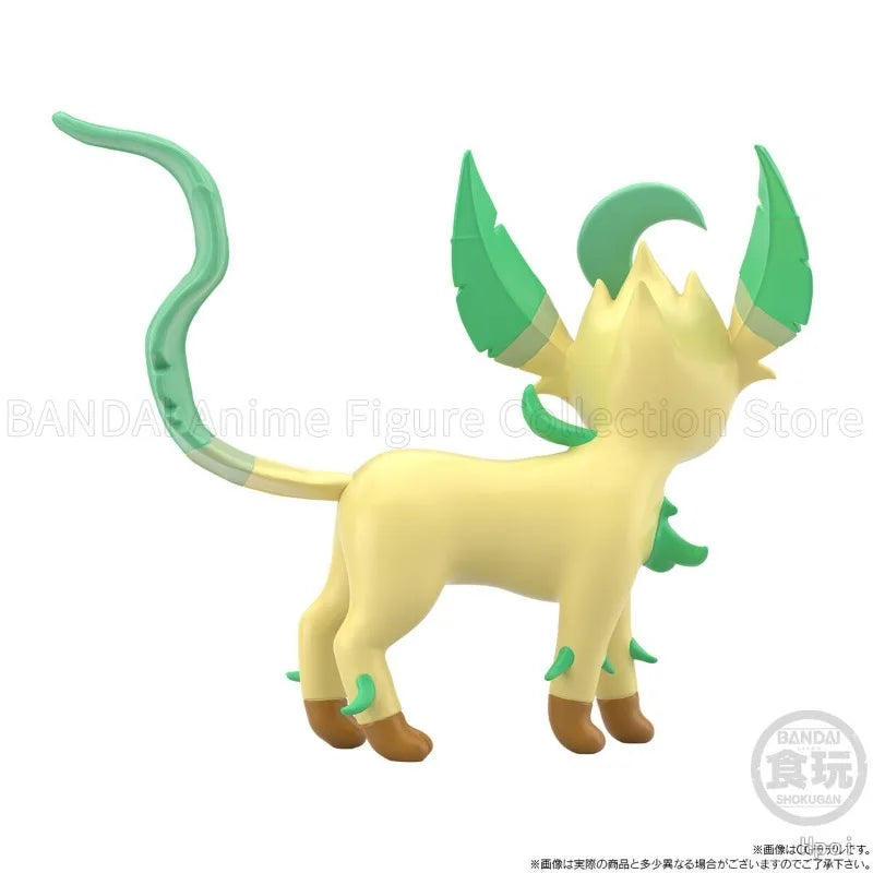 Original Bandai Pokémon SCALE WORLD Hisui Region Adaman ＆ Leafeon Model Toys Gifts Collection