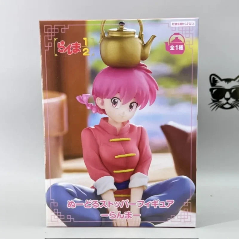Original 13-18cm Ranma Nibun-No-Ichi  1/2 Ranma Tendou Akane Shampoo Animation Anime Figure Model Desktop Decoration Toys
