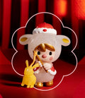 POP MART Drei, Zwei, Eins! Frohes chinesisches Neujahr Serie Blindbox Spielzeug Kawaii Anime Actionfigur Überraschung Mystery Box Puppen