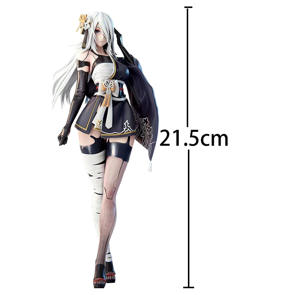 Anime 2Byorha Figur Kimono stehend A2 Actionfiguren 2B Figur Puppe PVC Schönheit Mädchen Modell Spielzeug Sammlung Statue Geschenke