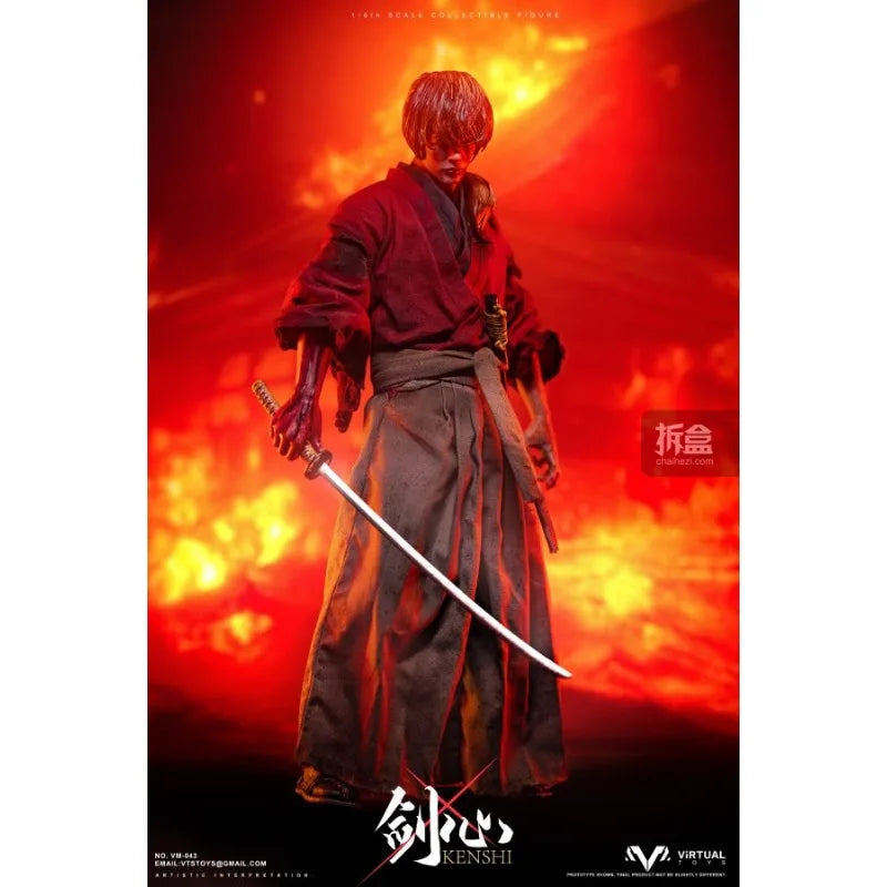New Stock VTSTOYS KENSHI Original Langke Sword Heart Fei Village Sword Heart1/6movable Doll 12 Inch Model Toy As A Gift for Boys