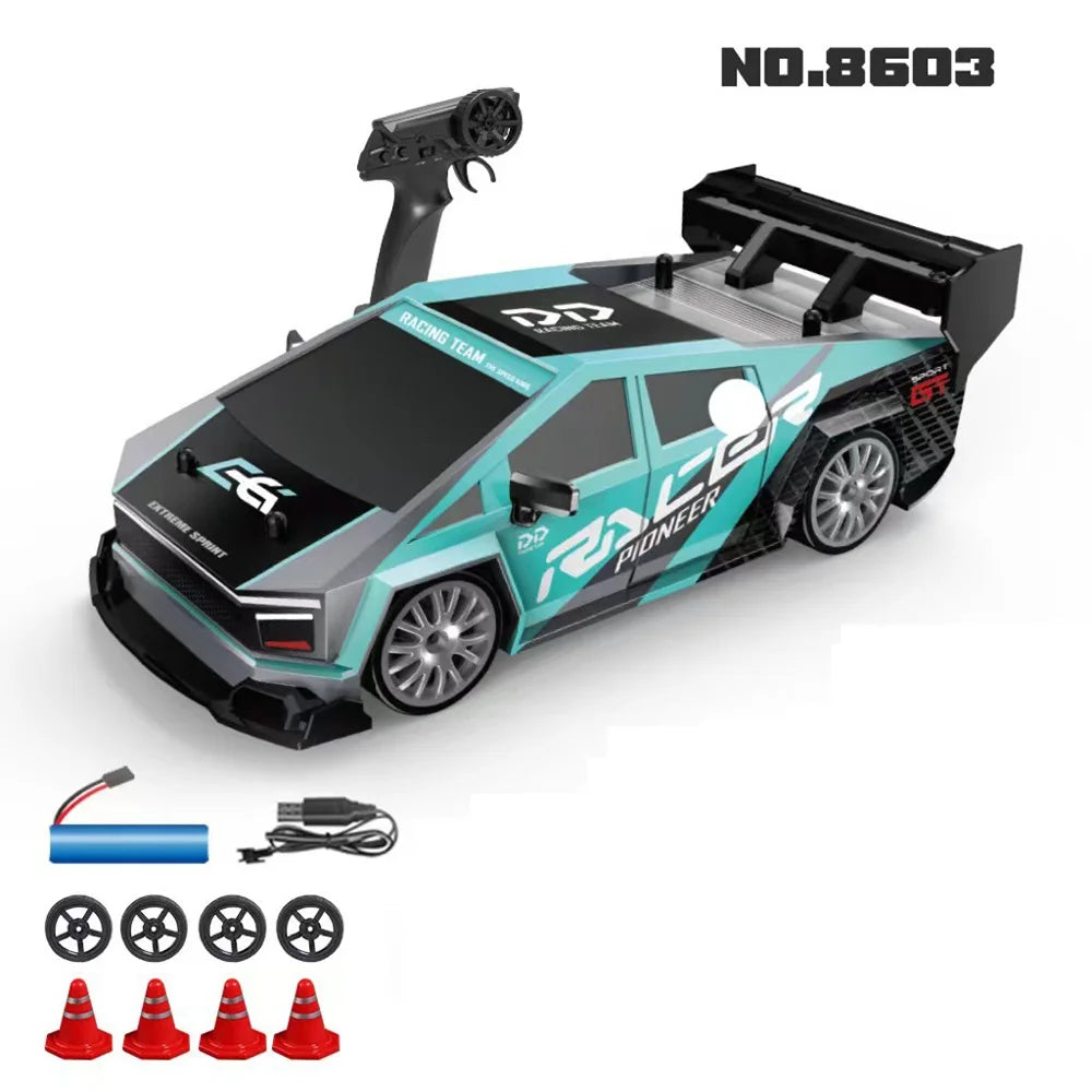 1:24 Мини 2.4G 4WD 30KM/h RC Дрифт Кола GTRPRO AE86PRO - RTR Метални Гуми, Готова за Състезание | Детска Играчка, Подарък за Рожден Ден