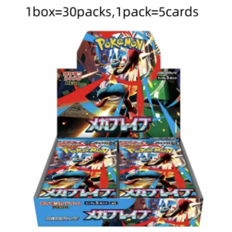 In Stock Original PKM PTCG Mega MEGA Dream ex Phantasmal Flames Mega Lucario Booster Japanese version Collection Surprise Cards