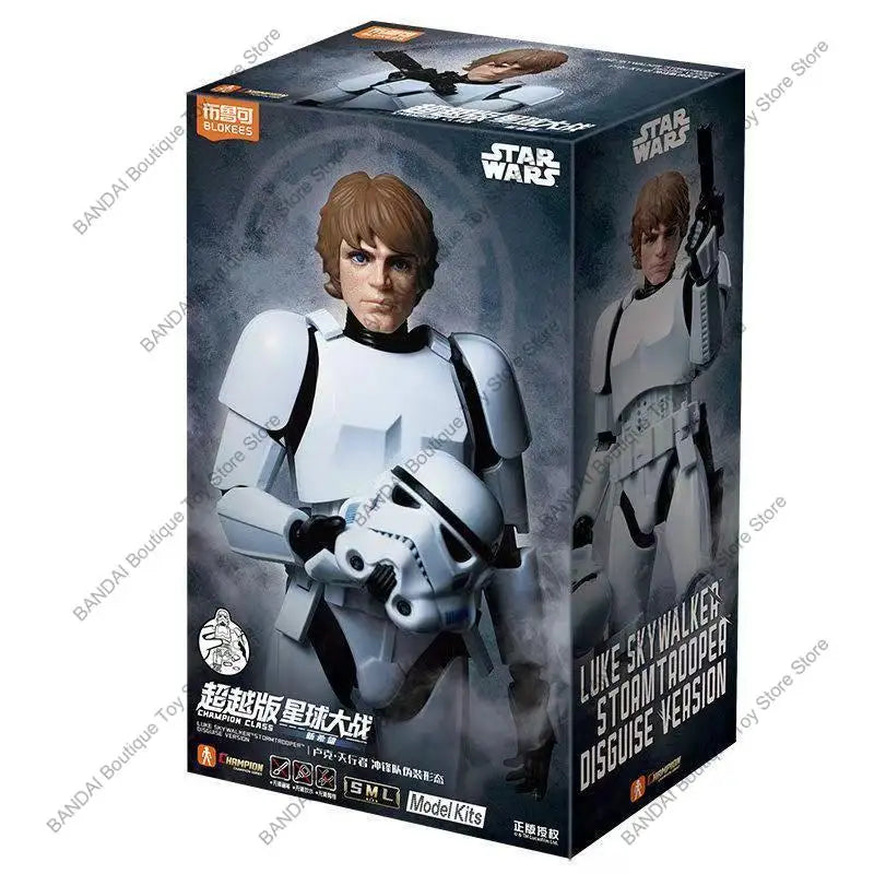 Original Blokees Star Wars - CHAMPION CLASS - The Mandalorian Din Djarin and Grogu Bo-Katan Kryze Assembleable Action Figures