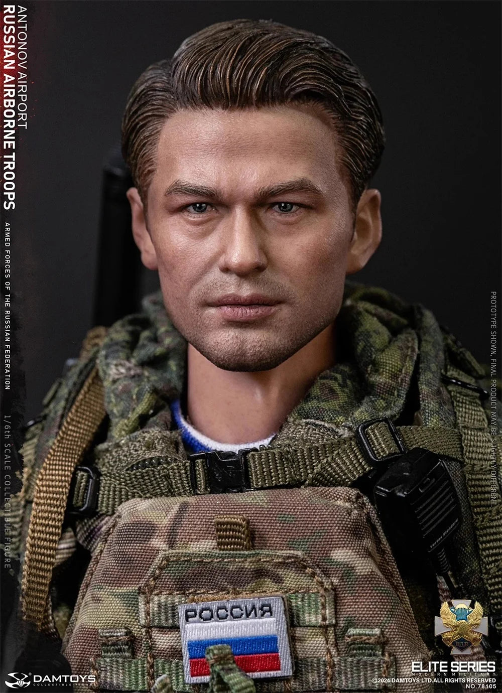 In Stock 1/6 DAMTOYS The Russian Action Figure Soldier Doll Airport Full Set Moveable About 12" Gift For Fans Collect DAM 78105