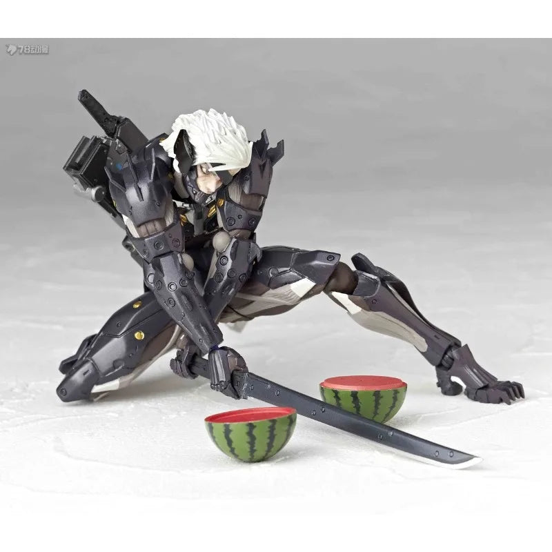 Kaiyodo Original Rotary Technology Yamaguchi Style 140EX Thunderbolt Raiden White Ver Action Figure Model Toys Gifts for Boys