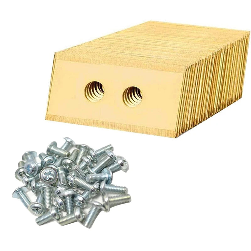 9 / 18 / 30 stücke Rasen Roboter Klinge Beschichtung Rasen Mover Ersatz Klinge Für Worx Landroid Roboter Mäher Ersatz Klinge mit Schrauben