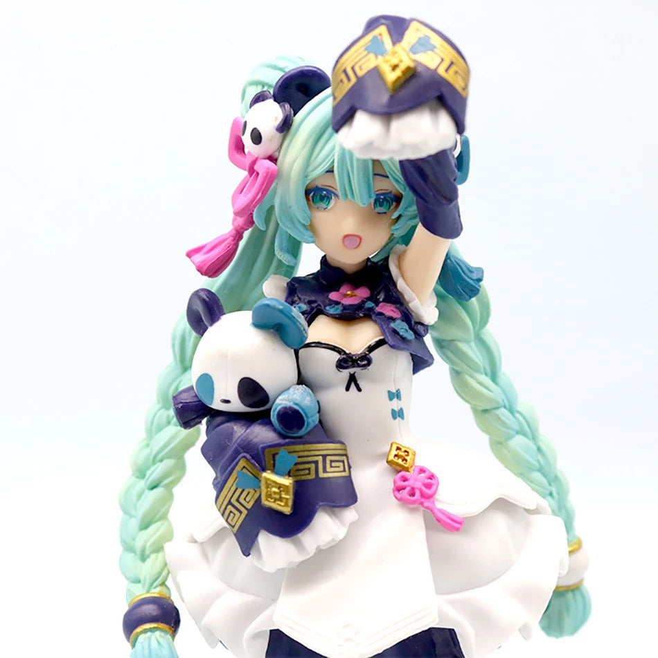 Anime Hatsune Miku Panda Series Figure PVC Model Anime Beautiful Girl Decorations Figure Birthday Gift Anime Merchandise