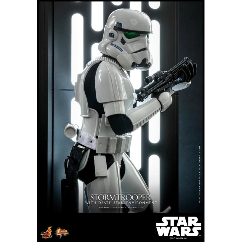 In Stock Hottoys MMS736 Star Wars Stormtrooper White Death Star Environment 1/6 Animation Action Figure Toy Model Collection