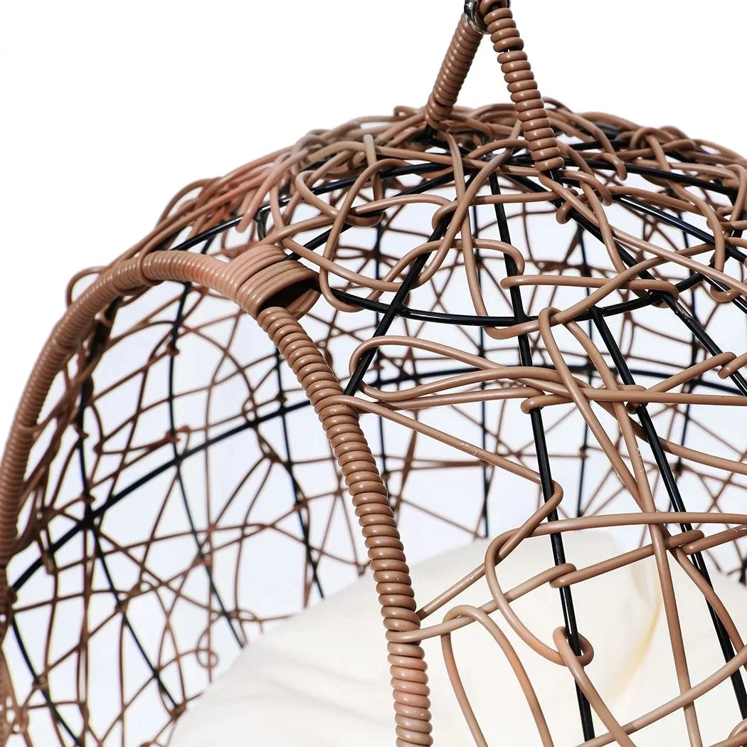 Cat Beds Hanging Chair Elevated Puppy Wicker Hanging Basket Swinging Egg Chair Pet Swing Basket