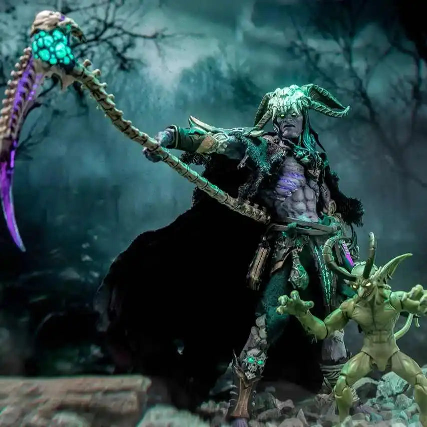 New In Stock Memory Toys Warcraft Necromancer Baron Scharmann Goblin Movable Model Metytoyz Undead Collection Toys Gifts