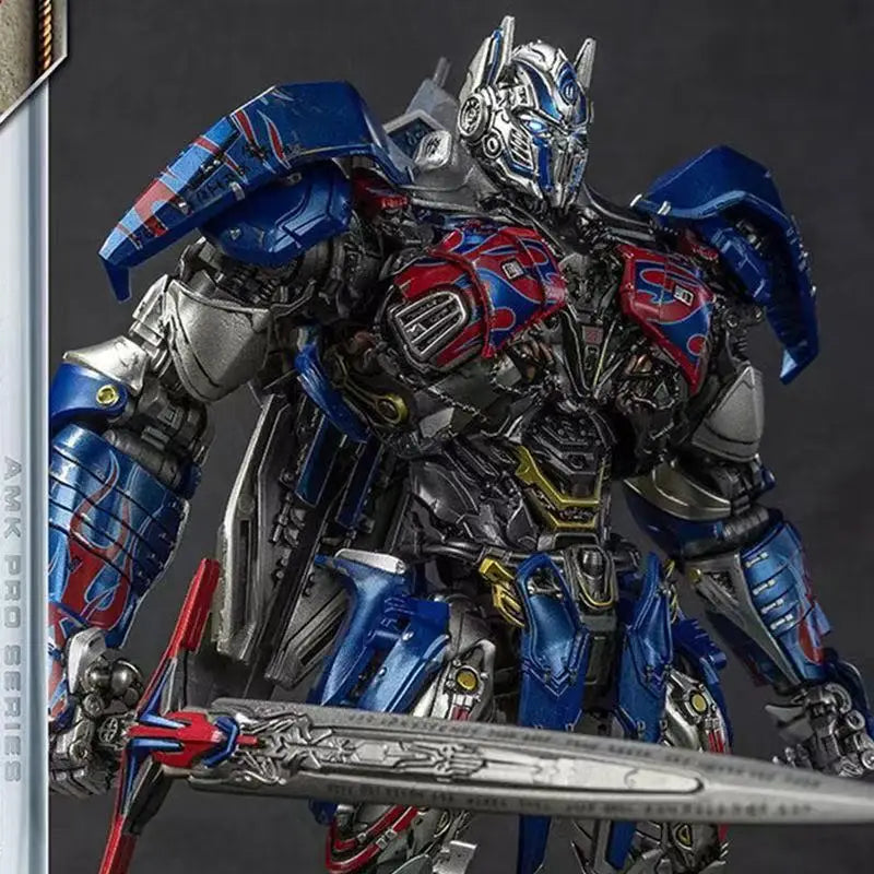【In Stock】YOLOPARK AMK PRO Transformers: The Last Knight Series 20cm Optimus Prime Model Kit Action Figure Toy Collection