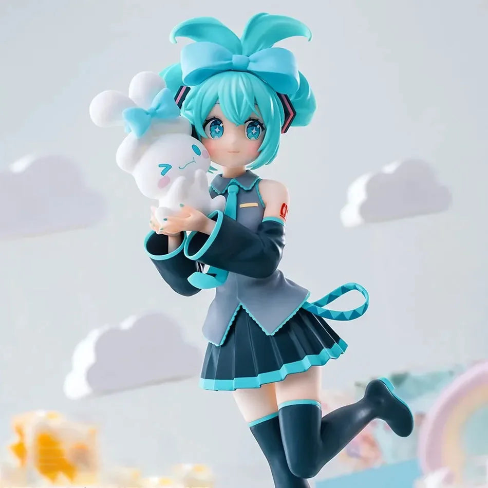 21cm Sexy Girl Hatsune Miku Anime Figure Fashion Subclture Miku Action Figure Christmas Gift PVC Collection Model Doll Toys