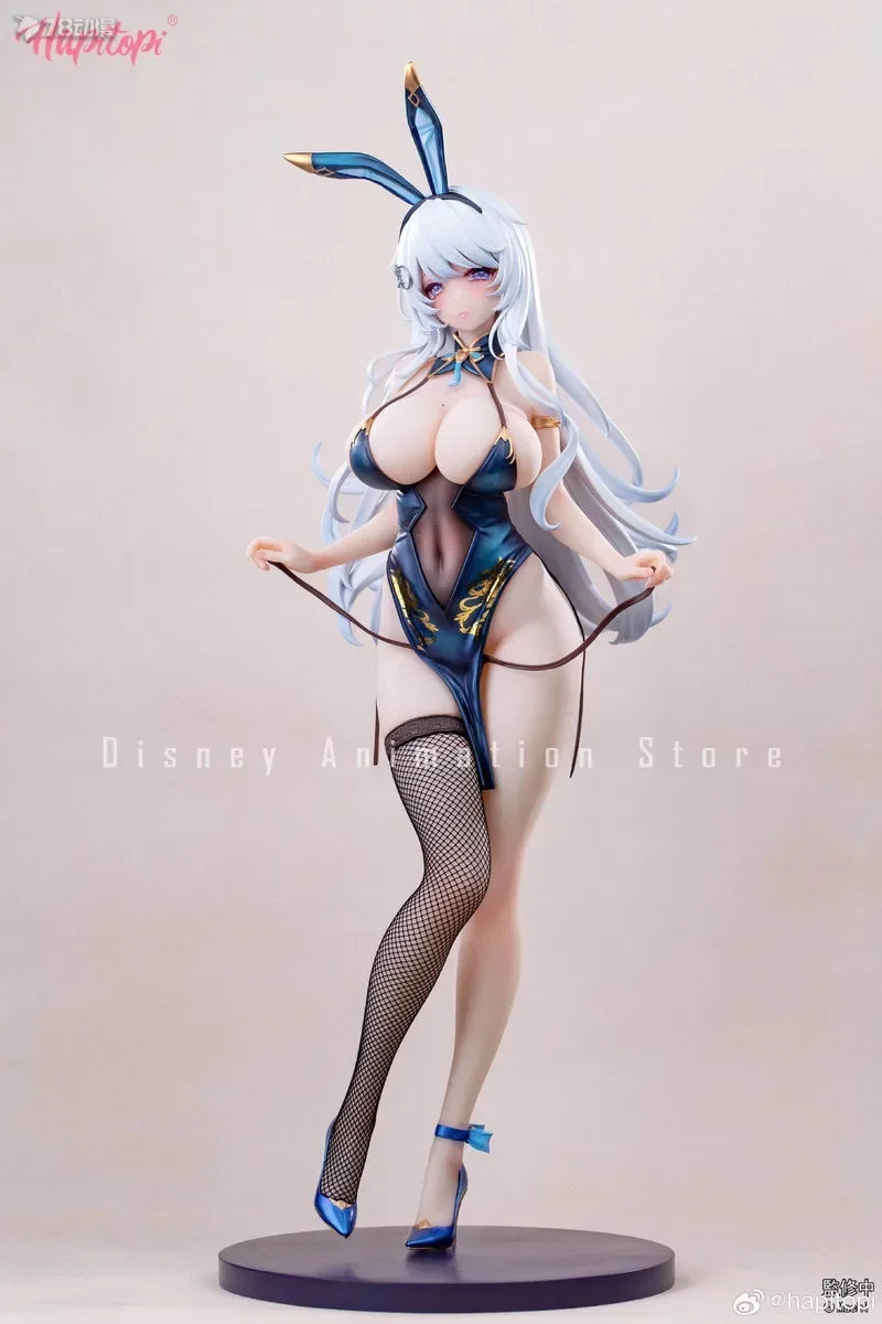 In Stock 100% Original Hapitopi Victory Bunny Girl PVC Anime Figures Ornaments Sexy Toy Decoration Kawaii Model Gift Hobby