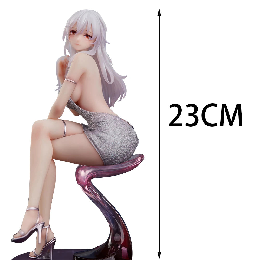 Serinas figure Serinas sitting action figures Serinas figurines Doll PVC Model Toys Adult Ornament Collection Statue Gifts 23 cm