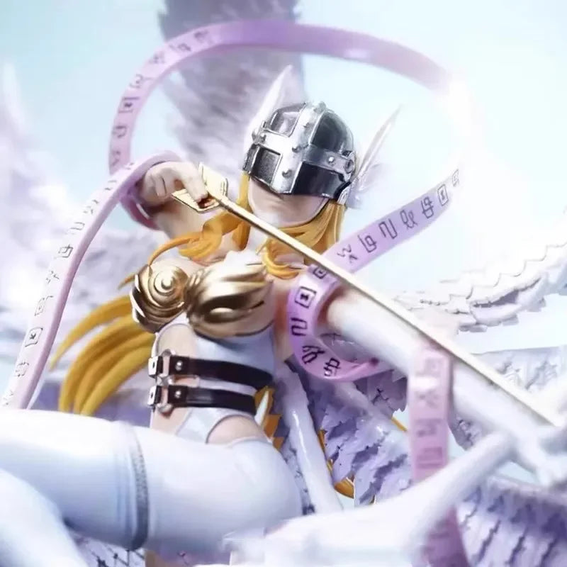 26 см Digimon Adventure фигурка Angewomon фигурки стрелба с лък Angewomon фигурка кукла статуя колекция модел детски персонализирани играчки подаръци