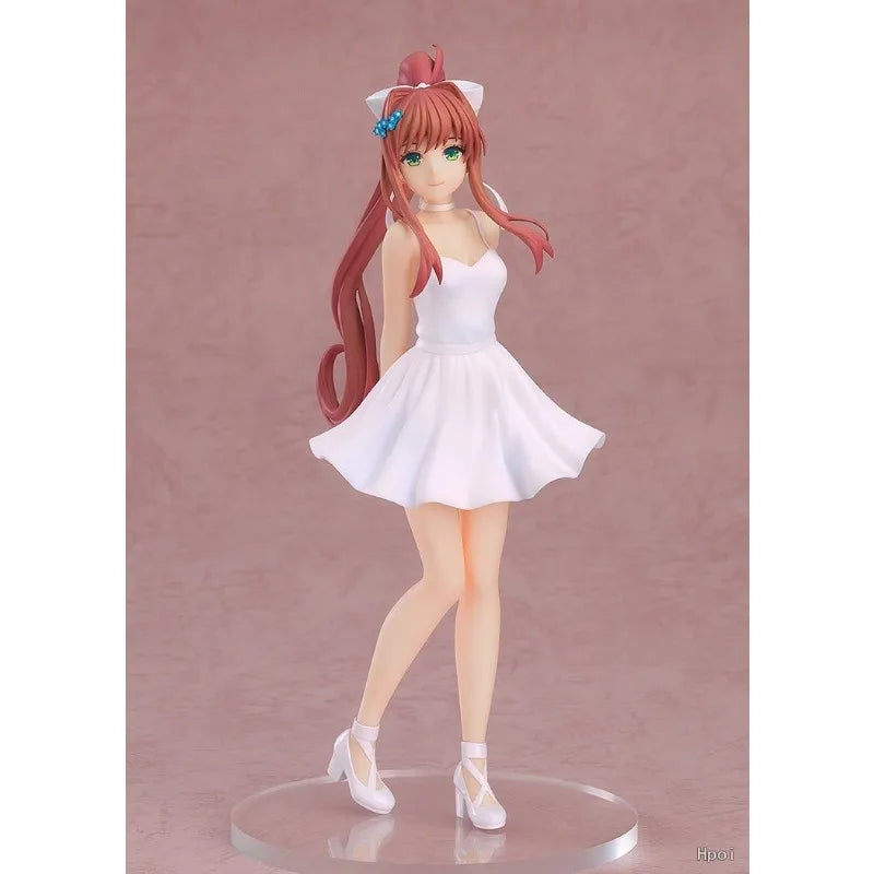 In Stock Original GSC POP UP PARADE Monika White Dress Ver. in Stock Anime Action Figures Model Toys Gift Collection