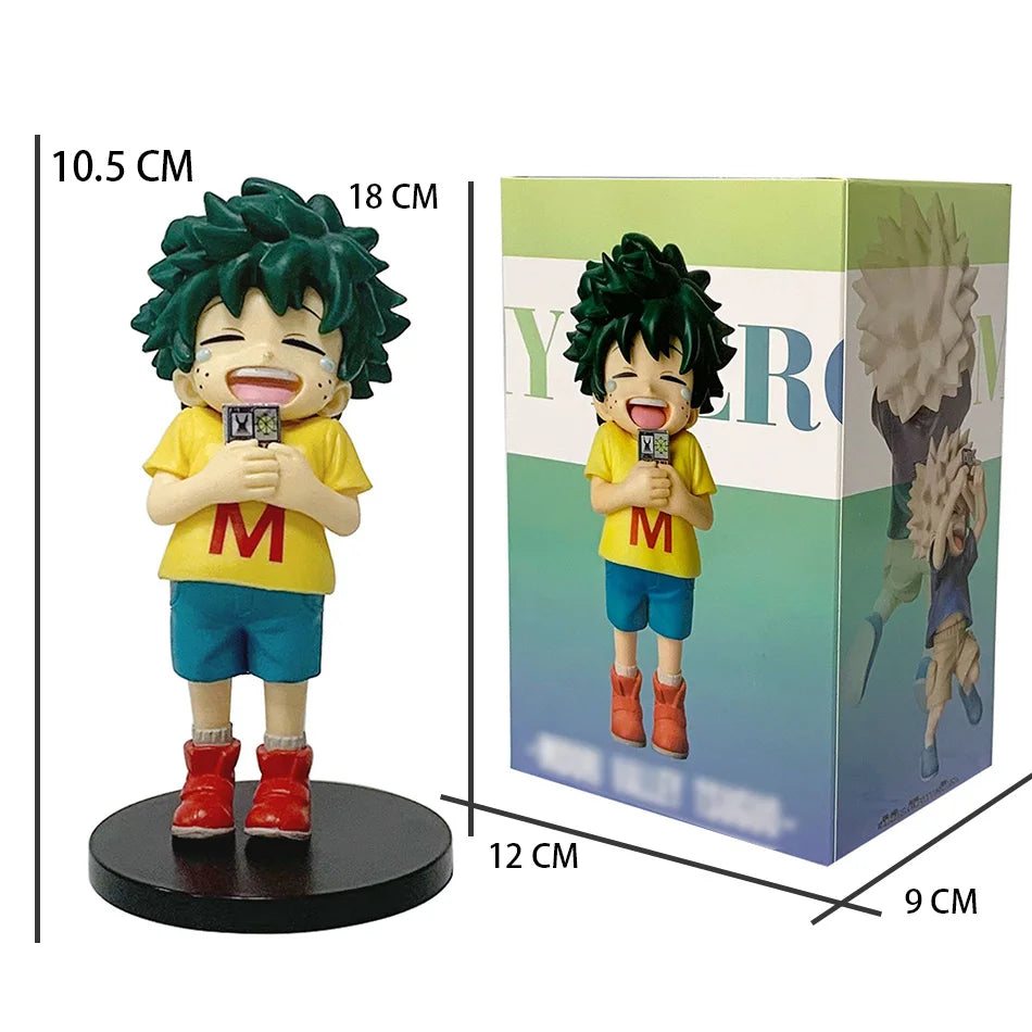 9.5CM   Tomura Shigaraki / Izuku Midoriya / Katsuki Bakugo  My Hero Academia Cute Chibi PVC Figurine | Collectible Toy Model