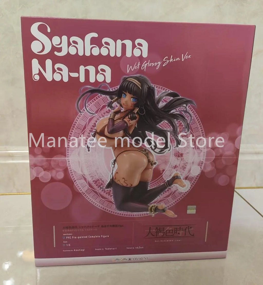AmiAmi x AMAKUNI Original Dai Kasshoku Jidai Shahana Naana Wet Glossy Skin Ver. 1/5 PVC Action Figure Anime Model Toys Gift
