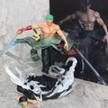 One Piece Gk Anime Battle Roronoa Zoro Stehende Haltung Statue Modell Spielzeugpuppe PVC-Sammlung Schreibtischdekoration Geschenk