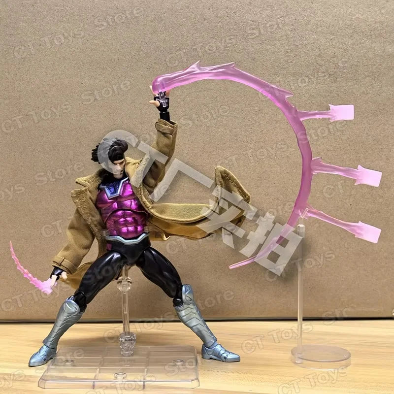 CT Toys Gambit Figure Mafex 131 X-Men Wolverine Shf Anime Action Figure Collectible Model Statue Figurine for Gift