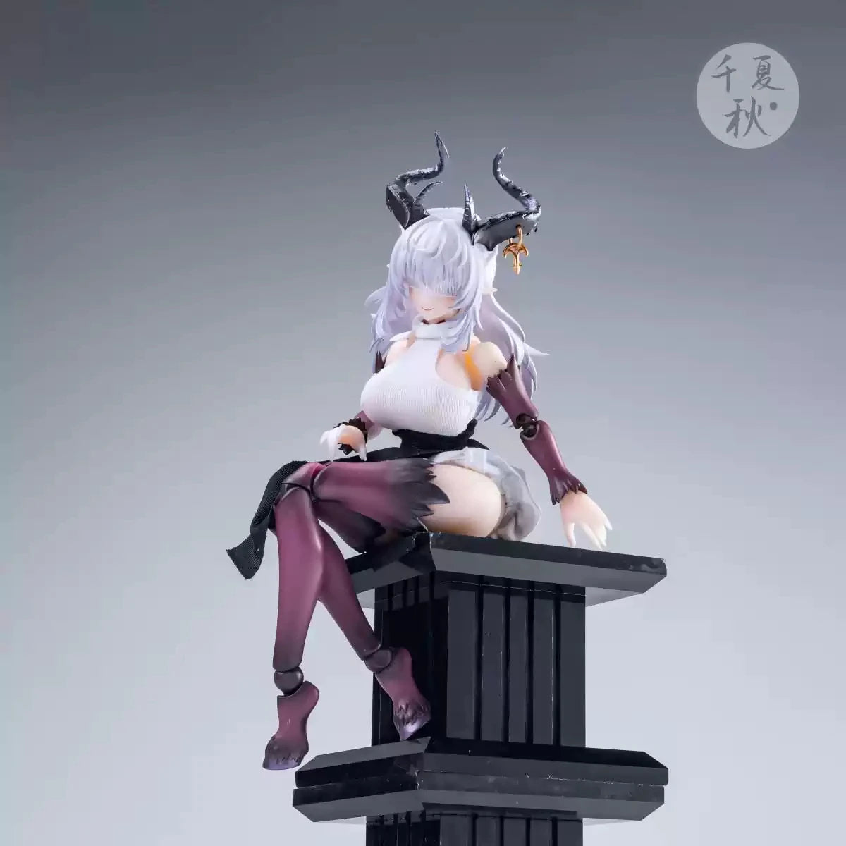 C011-EX01 1/12 Scale Gradient Lothia Elasticity Nun Uniform High Fork Jumpsuit Dress For 6in Mobile Suit Girl Action Figure Body