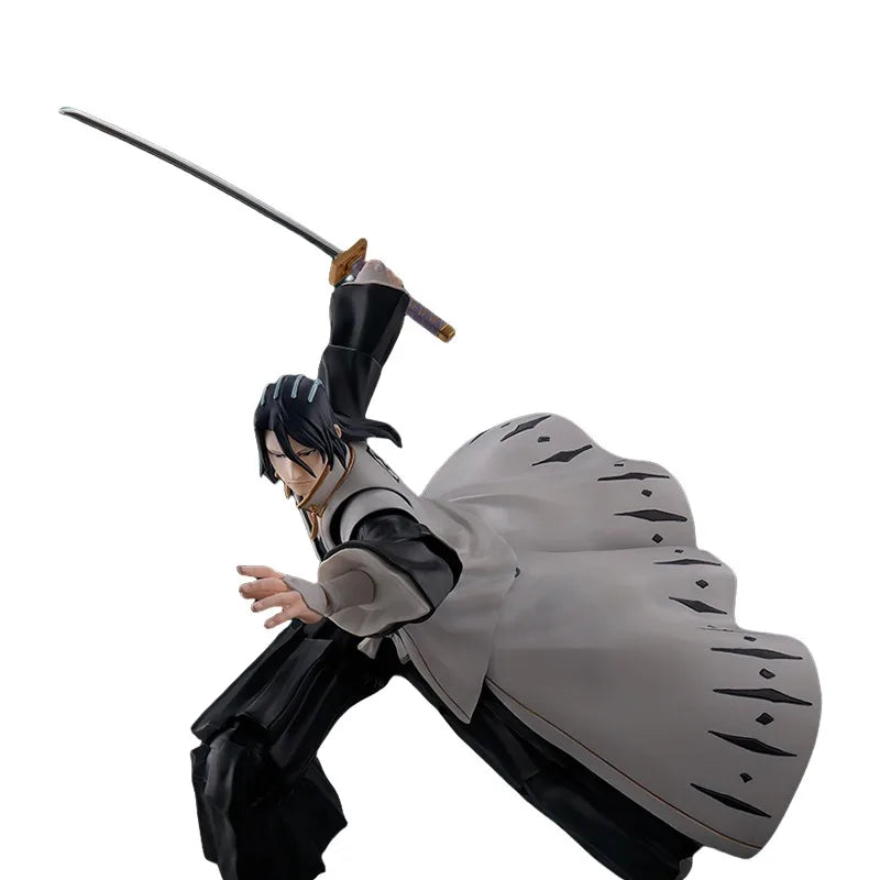 Bandai Original SHF BLEACH Ichigo Kurosaki Toushiro Hitsugaya Byakuya Kuchiki Kenpachi Zaraki Renji Abarai Anime Figur Modell Spielzeug