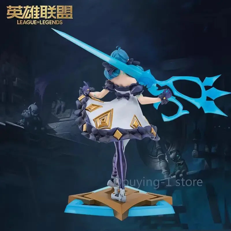 В наличност League of Legends LOL Spirit Doll Gwen Medium Sculpture Decorations Figurines Game Peripheral