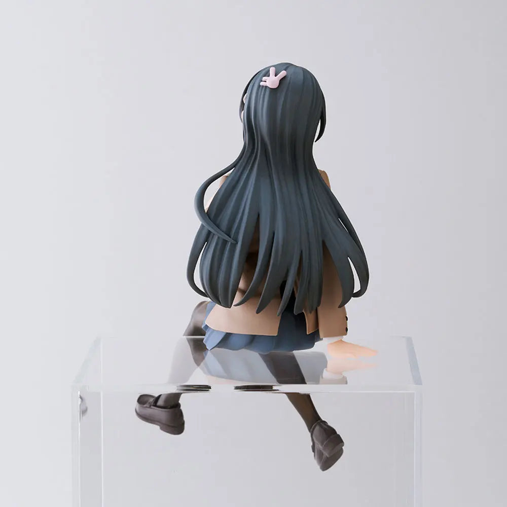 14CM Anime Rascal Does Not Dream of a Knapsack Kid Figure Sakurajima Mai Sitting Series Anime Model Toy Gift Collection PVC