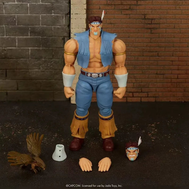 Pre-sale New Jada Toys Street Fighter 2 T. Hawke Street Fighter Model 6 Inch Falcon Movable Humanoid Figure