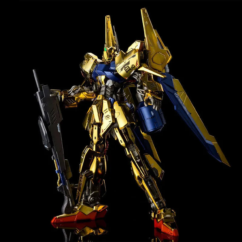 Bandai Original MG Online Exclusive Hyakushiki Raise Cain 1/100 Anime Action Figure Assembly Model Toys Gifts For Children
