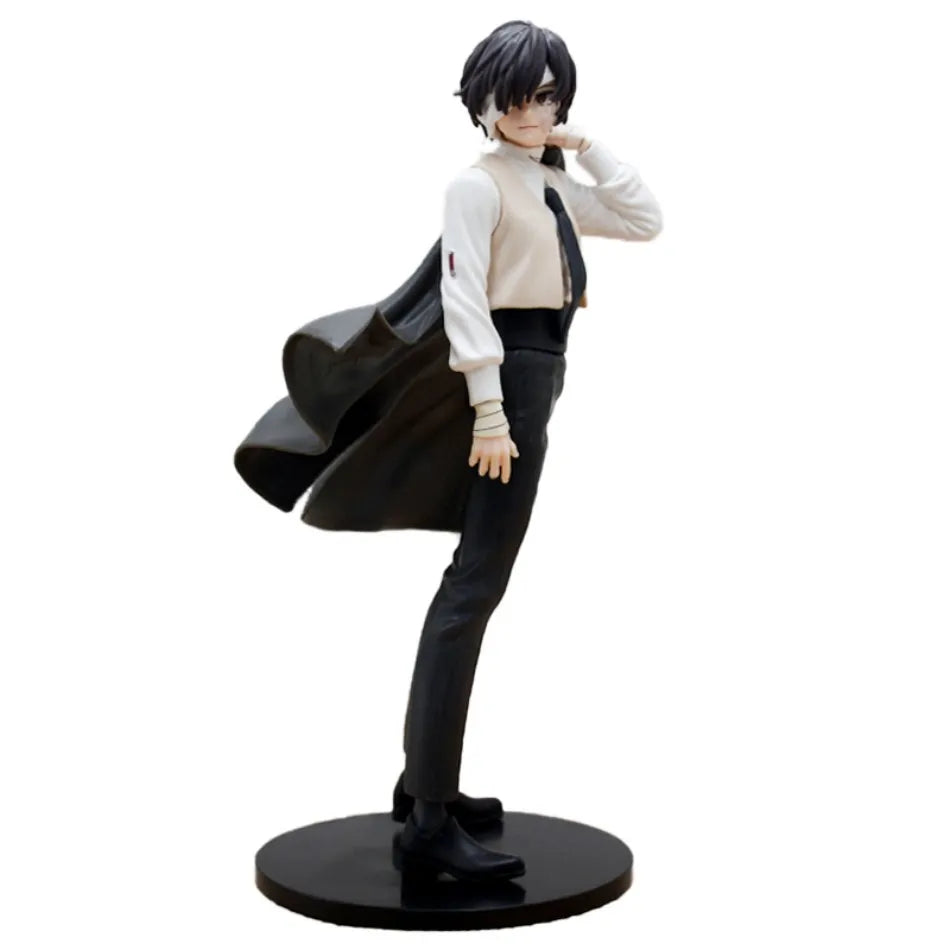 22cm bungou dogs vagrants anime figure youth dazai osamu action figure nakahara chuuya statuette pvc collection model doll toys