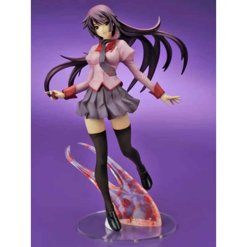 Bakemonogatari Senjougahara Hitagi Standing posture 21.5cm PVC Action Figure Anime Figure Model Toys Figure Collection Doll Gift