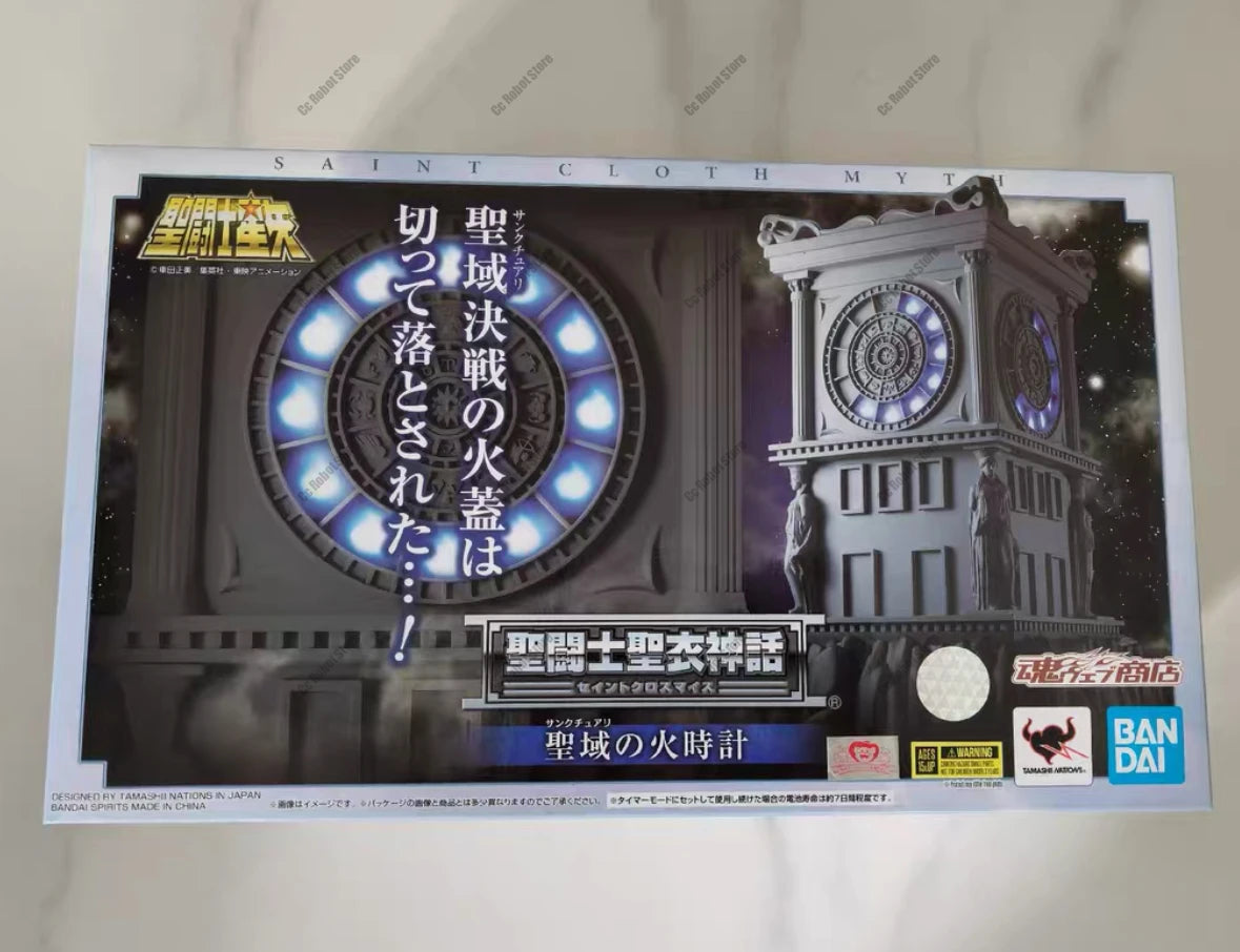 Original BANDAI Saint Cloth Myth EX Fire Clock of The Sanctuary Tamashii Nations in Stock Anime Action Collection Figures Model
