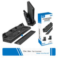 All-In-One Dual Cooler Fans Cooling Station Vertical Stand with 2 Controller Charging Dock station For PlayStation4 For PS4/SLIM