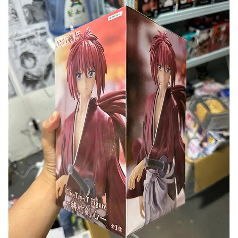 Genuine Furyu Rurouni Kenshin Trio Try It Figure Himura Kenshin Original In Stock Anime Figure Model Collector Figurine Toys