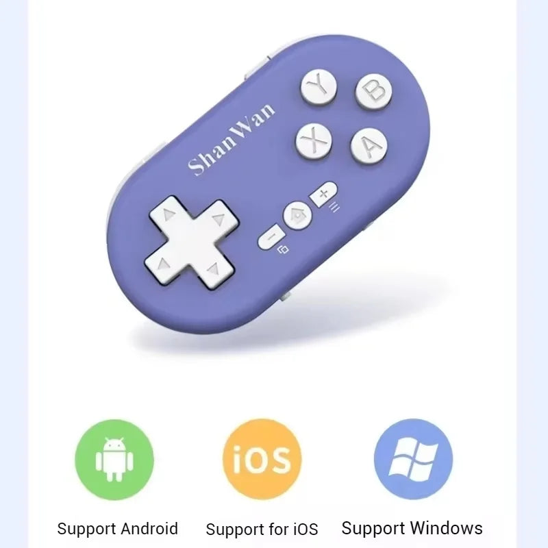 ShanWan Q36XDV lightweight gamepad mini wireless Bluetooth collectible game controller portable multi platform connectivity