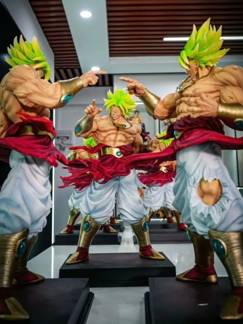 50 cm Jt Toys Dragon Ball Super Saiyajin Broly Figur Anime Actionfigur PVC Statue Modell zum Sammeln und Verschenken